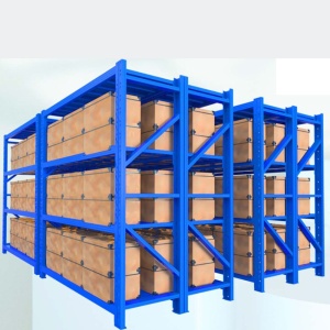 Raft Metalic Industrial LEDECK 200cm x 60cm x 200cm x 4 niveluri – Depozitare Profesională, Reglabil, Sarcină Mare - Img 3