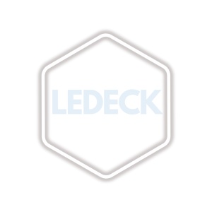 Lumină LED Hexagonală Profesională Aluminiu – 1 Modul 440mm 83x98CM – Service Auto, Detailing, Ateliere, Spații Comerciale - Img 2