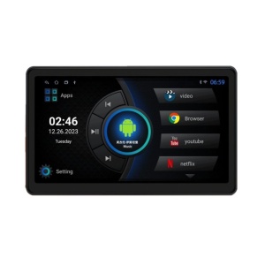 Monitor Auto Android 14.5 inch , 4GB RAM, cu Ecran Tactil QLED și Lumina Ambientala