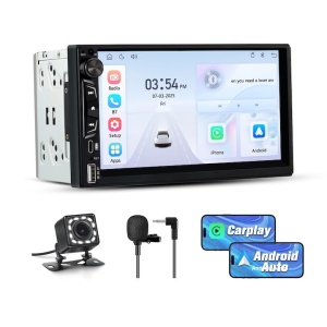 Player Carplay si Android Auto Universal 2DIN 7 inch + CAMERA MARSARIER CADOU