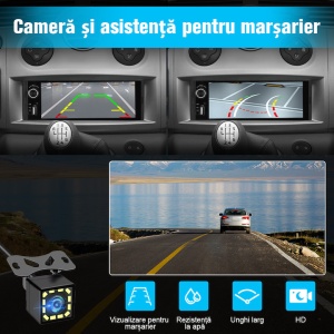 Player Carplay si Android Auto Universal 6.36 inch + CAMERA MARSARIER CADOU - Img 4