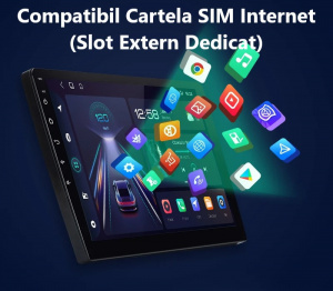 Navigatie Hyundai i20 2014-2020 9 inch 6GB 128GB 8 Core 4G - Img 7