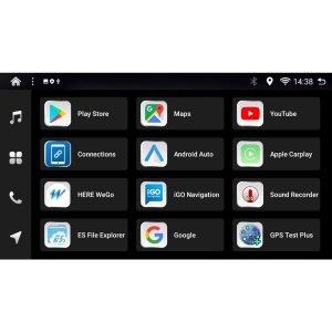 Navigatie Universala 1DIN 10 inch 4GB 64GB 8 Core Slot 4G Carplay si Android Auto Wireless - Img 5