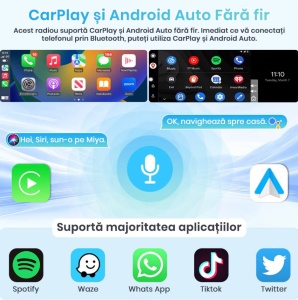 Player Carplay si Android Auto Universal 6.86 inch + CAMERA MARSARIER CADOU - Img 2
