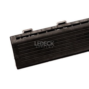 Rampa laterală cu prindere exterioară (mama) – Pardoseala Modulara Plastic PP – Negru - Img 3