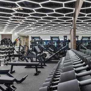Lumină LED Hexagonală Modulară Custom – Sistem Extensibil Honeycomb pentru Spații Profesionale - Img 6