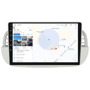 Navigatie Fiat 500 2007-2015 9 inch 8GB 128GB 8 Core 4G - Img 5