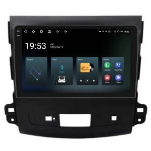 Navigatie PilotOn Mitsubishi Outlander 2 2006-2012 9 inch 4GB 64GB 4 CORE