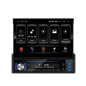 Navigatie Universala 1DIN 2GB 32GB 4 Core DVD Carplay si Android Auto Wireless - Img 1