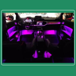Pachet Lumini Ambientale RGB compatibil Audi Q3 2019-2023 - Img 2