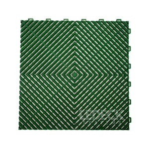 Pardoseala Modulara Plastic PP – Exterior, Garaj Auto, Service, Terasa - VERDE (preț pe buc)