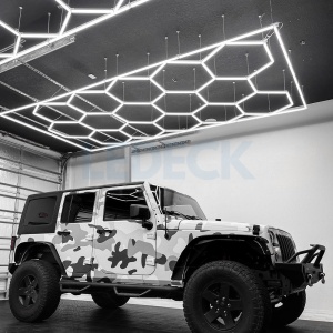 Lumină LED Hexagonală – 8 Module 236x246CM - Garaj, Dormitor, Cameră Gaming, Spații Private - Img 4