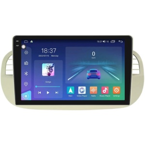 Navigatie Fiat 500 2007-2015 2K QLED 4GB 64GB 8 Core 4G