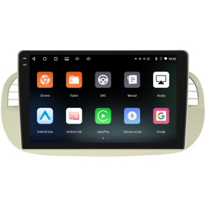 Navigatie PilotOn Fiat 500 2007-2015 9 inch 4GB 64GB 4 CORE - Img 2
