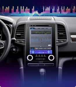 Navigatie Tip Tesla Renault Koleos 2016-2022 9.7 inch 6GB 128GB 8 Core 4G - Img 3