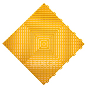 Pardoseala Modulara Plastic PP – Exterior, Garaj Auto, Service, Terasa - GALBEN (preț pe m²) - Img 2