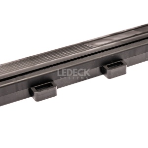 Rampa laterală cu prindere exterioară (mama) – Pardoseala Modulara Plastic PP – Negru - Img 4