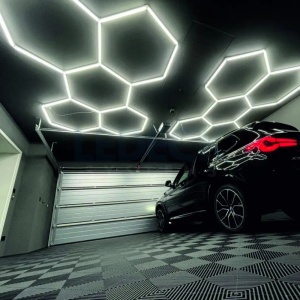 Lumină LED Hexagonală – 1 Modul 83x98CM - Garaj, Dormitor, Cameră Gaming, Spații Private - Img 5