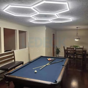 Lumină LED Hexagonală Profesională Aluminiu– 5 Module 568mm 210x299CM – Service Auto, Detailing, Ateliere, Spații Comerciale - Img 9