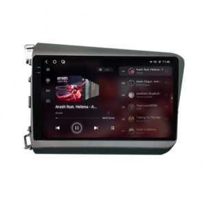Navigatie Honda Civic 9 Sedan 2011-2015 2K QLED 12GB 256GB 8 Core 4G - Img 2