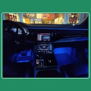 Pachet Lumini Ambientale RGB compatibil Audi Q8 dupa 2018 - Img 2