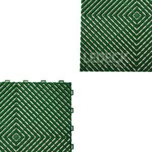 Pardoseala Modulara Plastic PP – Exterior, Garaj Auto, Service, Terasa - VERDE (preț pe buc) - Img 5