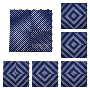 Pardoseala Modulara Plastic PP – Exterior, Garaj Auto, Service, Terasa - ALBASTRU (preț pe m²)