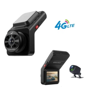 Cameră auto 4G cu ecran LCD, 4K + cameră spate 1K, GPS, funcții ADAS și ABS + monitorizare live