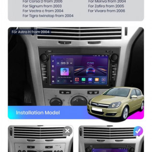 Navigatie Opel Corsa C 2000-2006 7 inch 2GB 32GB 4 Core - Img 7