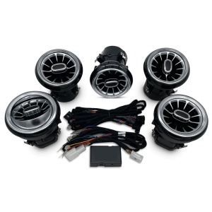 Pachet Lumini Ambientale RGB pentru GRILELE de VENTILATIE compatibil Mercedes Benz A Class CLA GLA 2012-2020