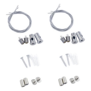 Set Kit Cabluri Suspendare Honeycomb Hexagon LED – 2 Buc x 2 Metri - Img 2