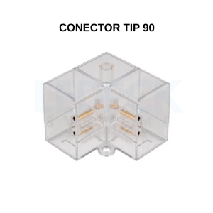 Conector Tip 90 pentru Honeycomb Hexagon Light LED – Îmbinare Modulară Sistem Iluminat Garaj – LEDECK - Img 2