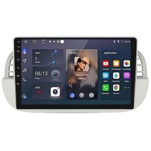 Navigatie Fiat 500 2007-2015 9 inch 6GB 128GB 8 Core 4G