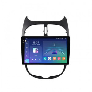 Navigatie Peugeot 206 2001-2008 2K QLED 8GB 256GB 8 Core 4G