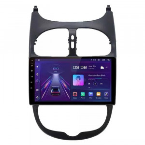 Navigatie PEUGEOT 206 2001-2008 9 inch 8GB 128GB 8 Core 4G