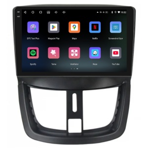 Navigatie PilotOn PEUGEOT 206+ 2001-2008 9 inch 4GB 64GB 4 CORE - Img 3