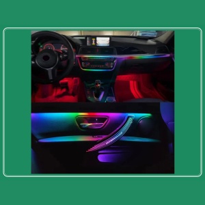 Pachet Lumini Ambientale RGB compatibil BMW Seria 3 F30 2014-2019 - Img 2