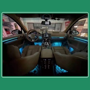 Pachet Lumini Ambientale RGB compatibil Porsche Cayenne 2010-2017 - Img 2