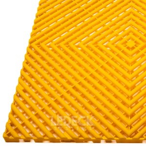Pardoseala Modulara Plastic PP – Exterior, Garaj Auto, Service, Terasa - GALBEN (preț pe m²) - Img 3