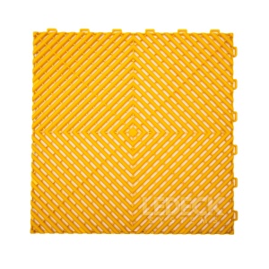 Pardoseala Modulara Plastic PP – Exterior, Garaj Auto, Service, Terasa - GALBEN (preț pe buc)