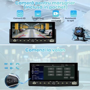Player Carplay si Android Auto Universal 6.86 inch + CAMERA MARSARIER CADOU - Img 4