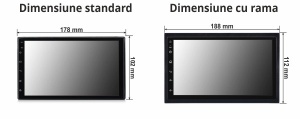 Navigatie 2DIN Universala 7 inch 1GB 16GB Quad Core - Img 3
