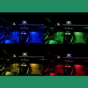 Pachet Lumini Ambientale RGB compatibil Audi A4 B9 2017-2021 - Img 2