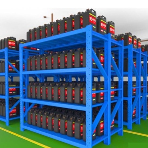 Raft Metalic Industrial LEDECK 200cm x 60cm x 200cm x 4 niveluri – Depozitare Profesională, Reglabil, Sarcină Mare - Img 6