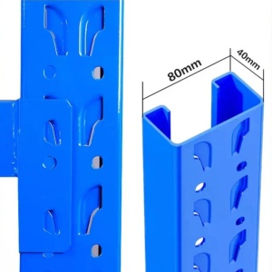 Raft Metalic Industrial LEDECK 200cm x 60cm x 200cm x 5 niveluri– Depozitare Profesională, Reglabil, Sarcină Mare - Img 3