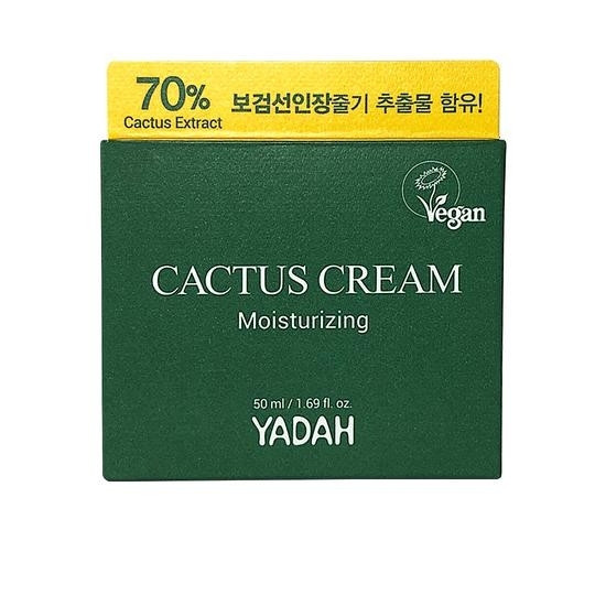 Crema hidratanta de fata cu 70% extract de cactus, Yadah, 50 ml