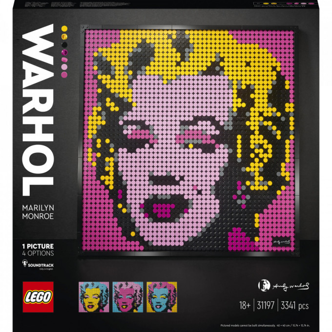 LEGO Art - Andy Warhol's Marilyn Monroe 31197, 3341 piese