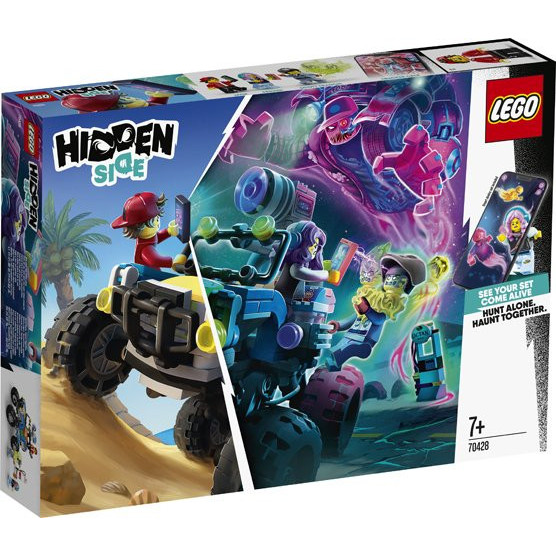 LEGO Hidden Side - Masina de plaja a lui Jack 70428, 170 piese