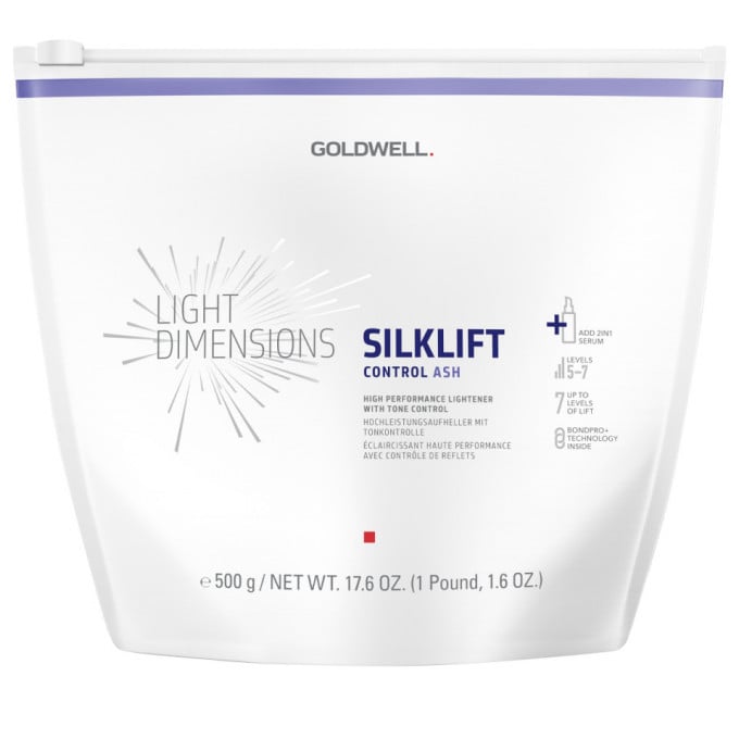 Pudra decoloranta Goldwell Silk Lift Light Dimensions Control Ash, 500gr