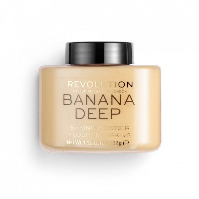 Pudra pulbere Banana Powder, Banana Deep, 32 g, Makeup Revolution